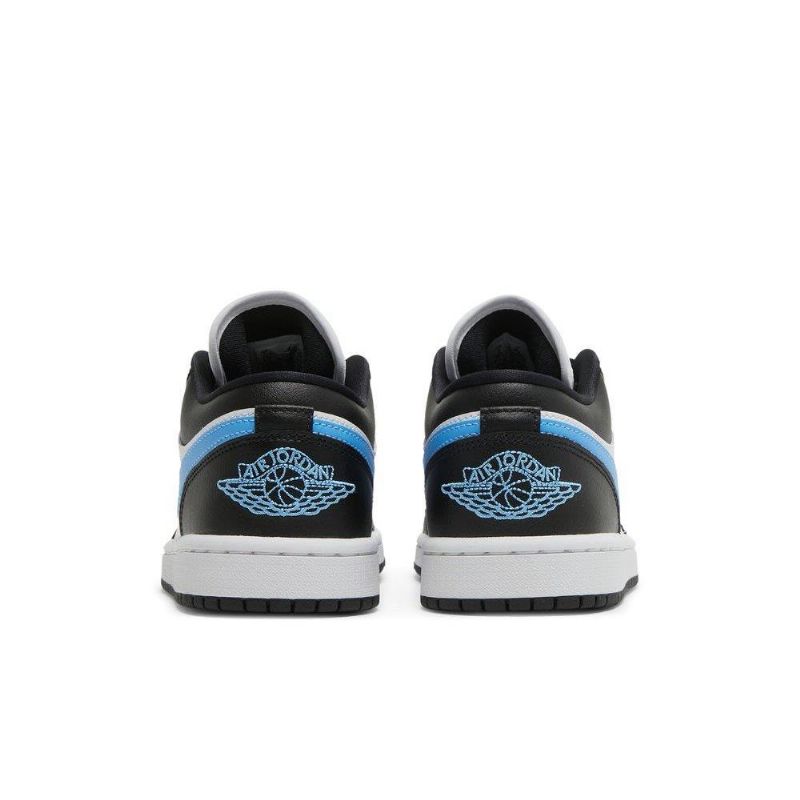 Dámské Boty Air Jordan 1 Low Černá Bílý Modrý