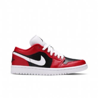 Dámské Boty Air Jordan 1 Low Červené Bílý Černá