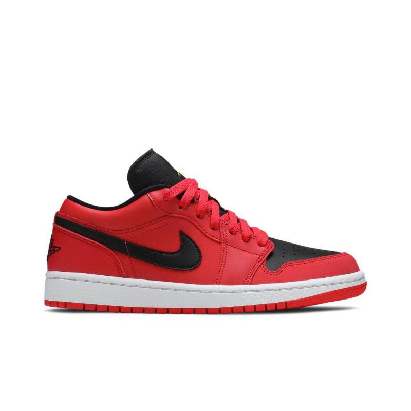 Dámské Boty Air Jordan 1 Low Červené Černá Bílý