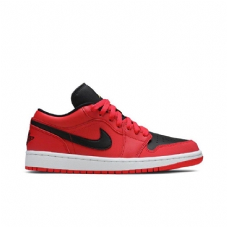 Dámské Boty Air Jordan 1 Low Červené Černá Bílý