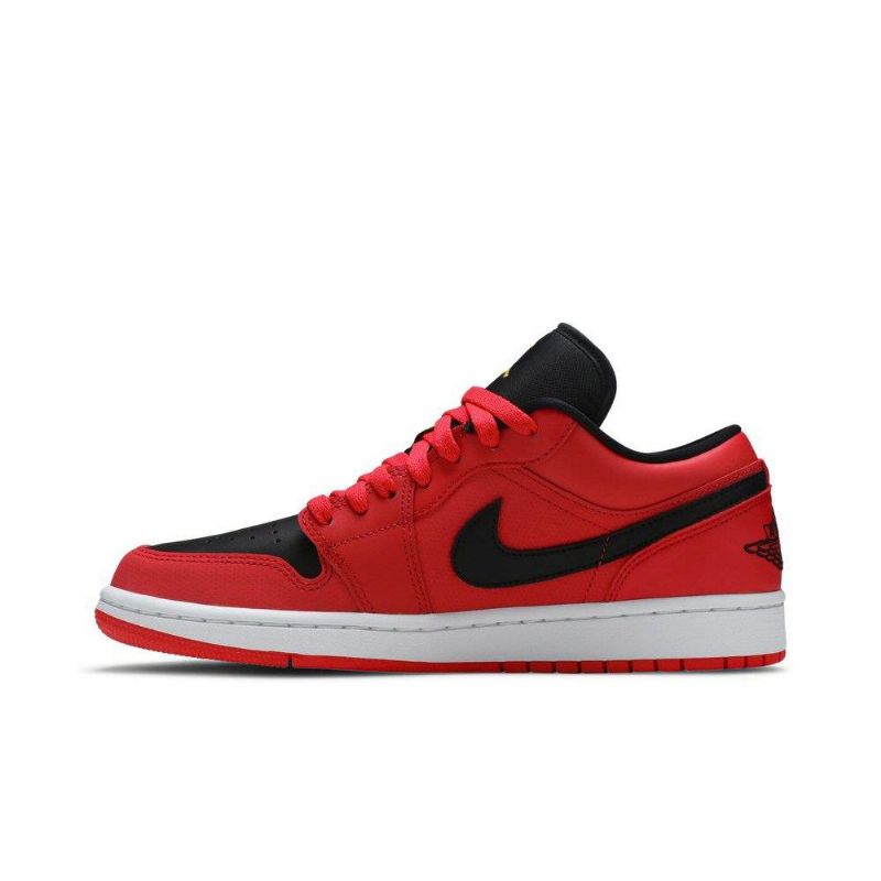 Dámské Boty Air Jordan 1 Low Červené Černá Bílý