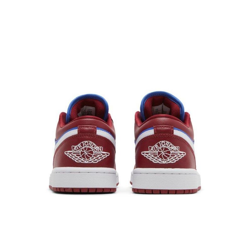 Dámské Boty Air Jordan 1 Low Červené Modrý Bílý