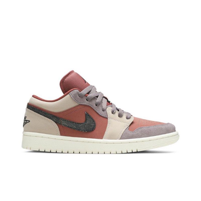 Dámské Boty Air Jordan 1 Low Hnědý Černá Béžová Šedá