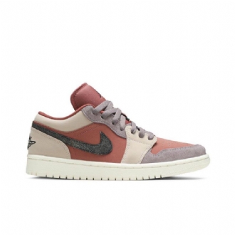 Dámské Boty Air Jordan 1 Low Hnědý Černá Béžová Šedá