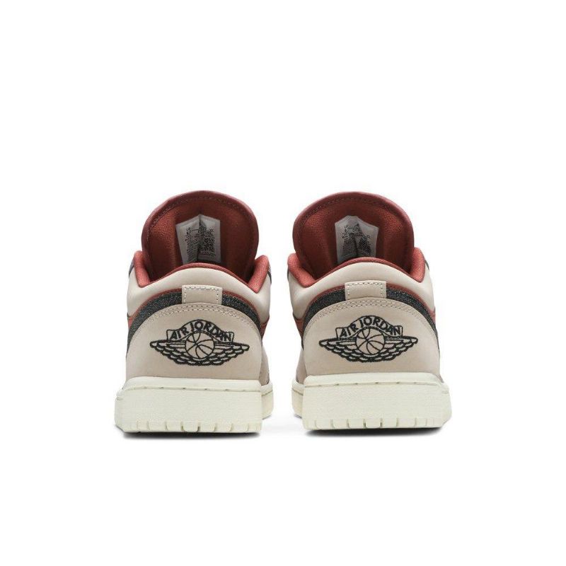 Dámské Boty Air Jordan 1 Low Hnědý Černá Béžová Šedá