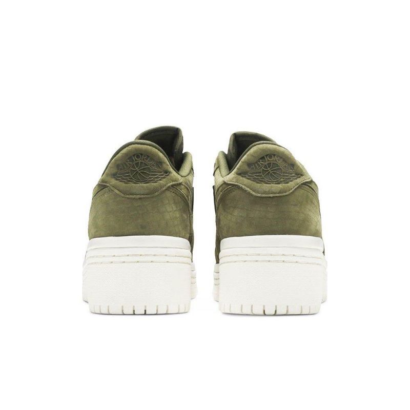 Dámské Boty Air Jordan 1 Low Lifted Olive Zelená Bílý