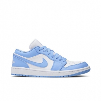 Dámské Boty Air Jordan 1 Low Modrý Bílý