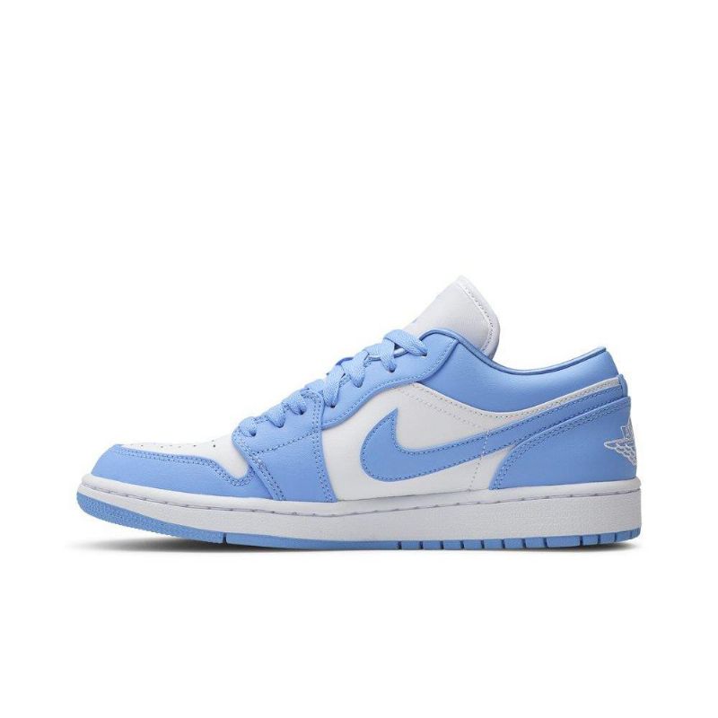 Dámské Boty Air Jordan 1 Low Modrý Bílý