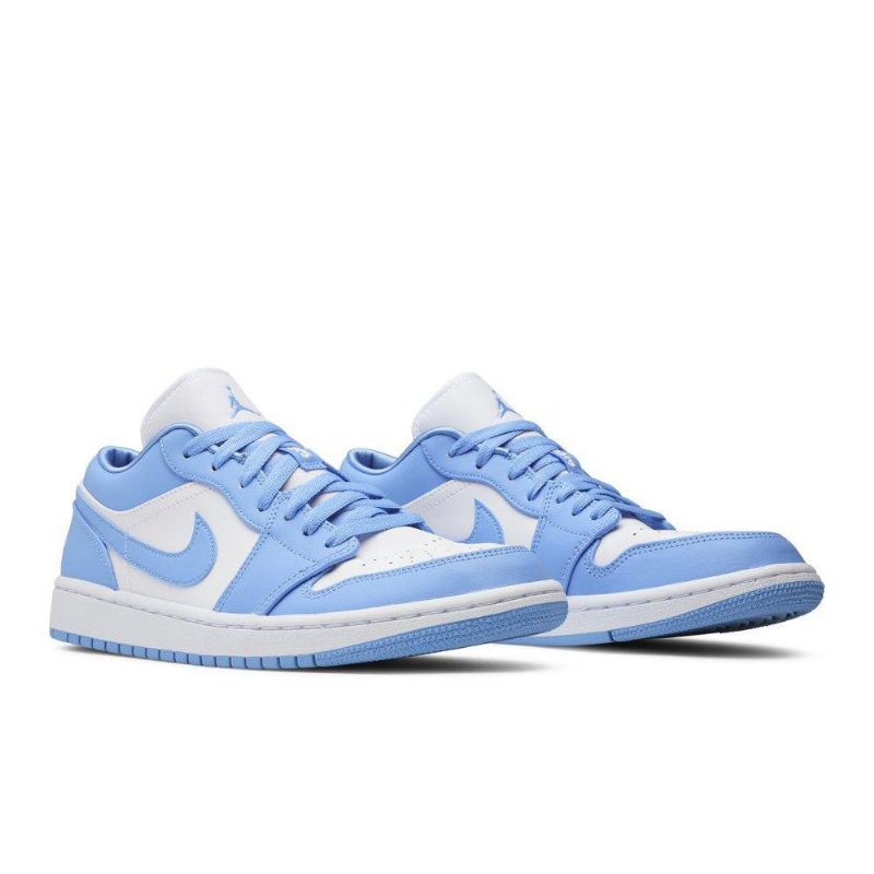 Dámské Boty Air Jordan 1 Low Modrý Bílý