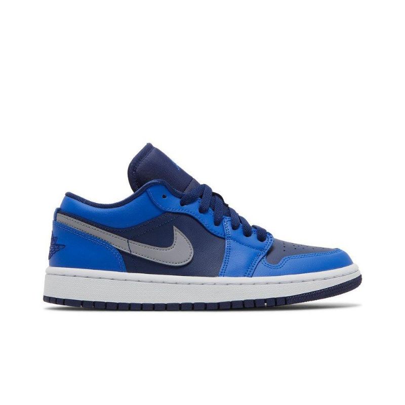 Dámské Boty Air Jordan 1 Low Modrý Tmavě Modrá Šedá