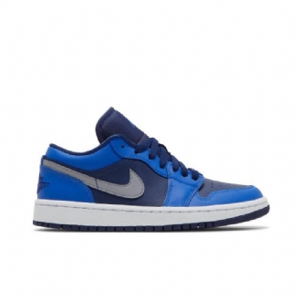 Dámské Boty Air Jordan 1 Low Modrý Tmavě Modrá Šedá