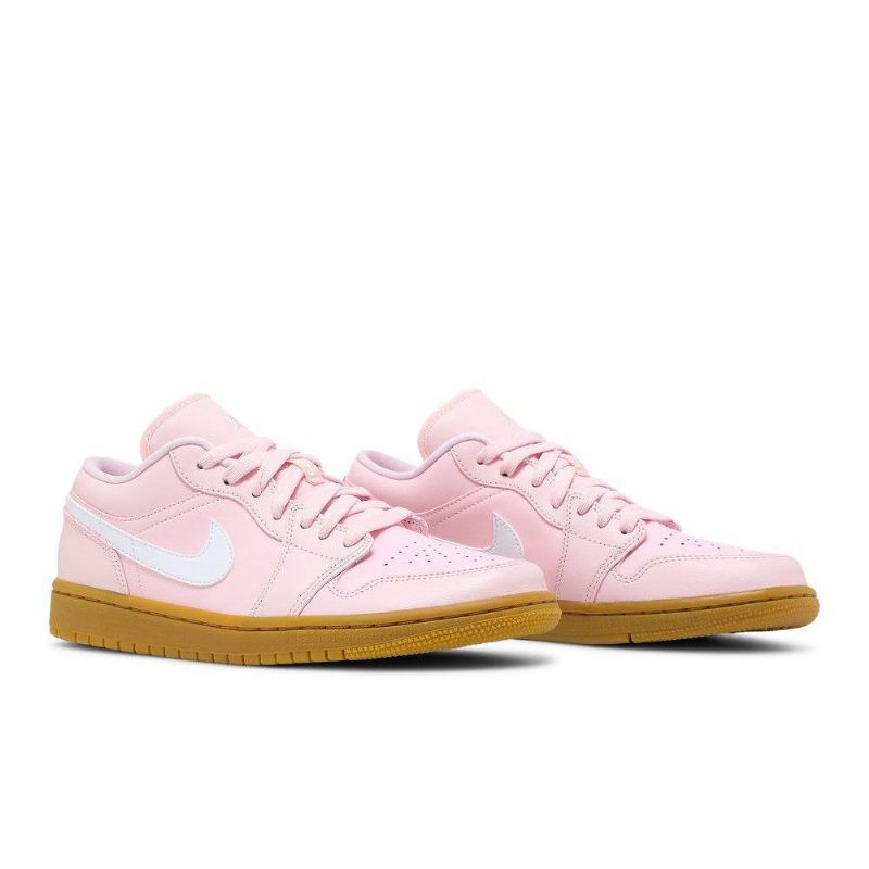 Dámské Boty Air Jordan 1 Low Růžová Bílý Hnědý