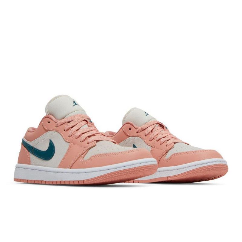 Dámské Boty Air Jordan 1 Low Růžová Šedá Zelená