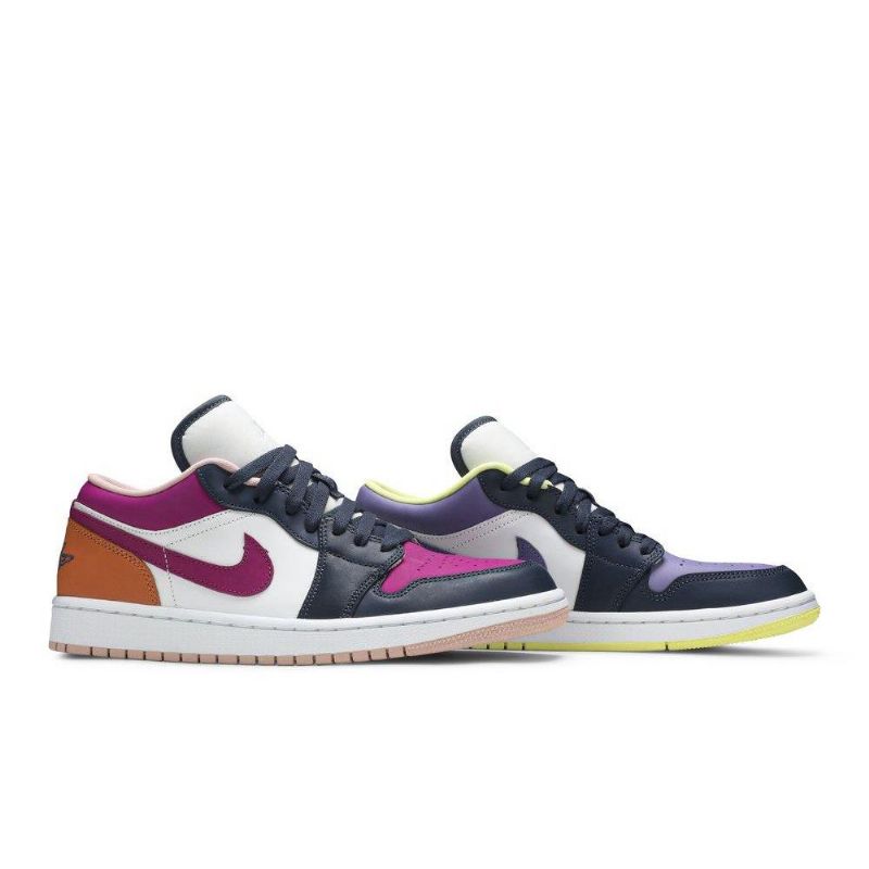 Dámské Boty Air Jordan 1 Low Se Bílý Černá Vícebarevná