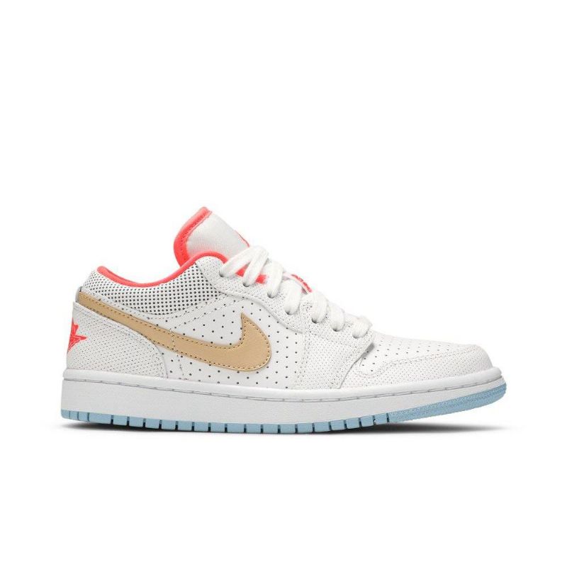Dámské Boty Air Jordan 1 Low Se Bílý Červené Hnědý