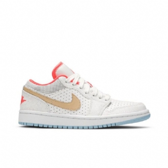 Dámské Boty Air Jordan 1 Low Se Bílý Červené Hnědý