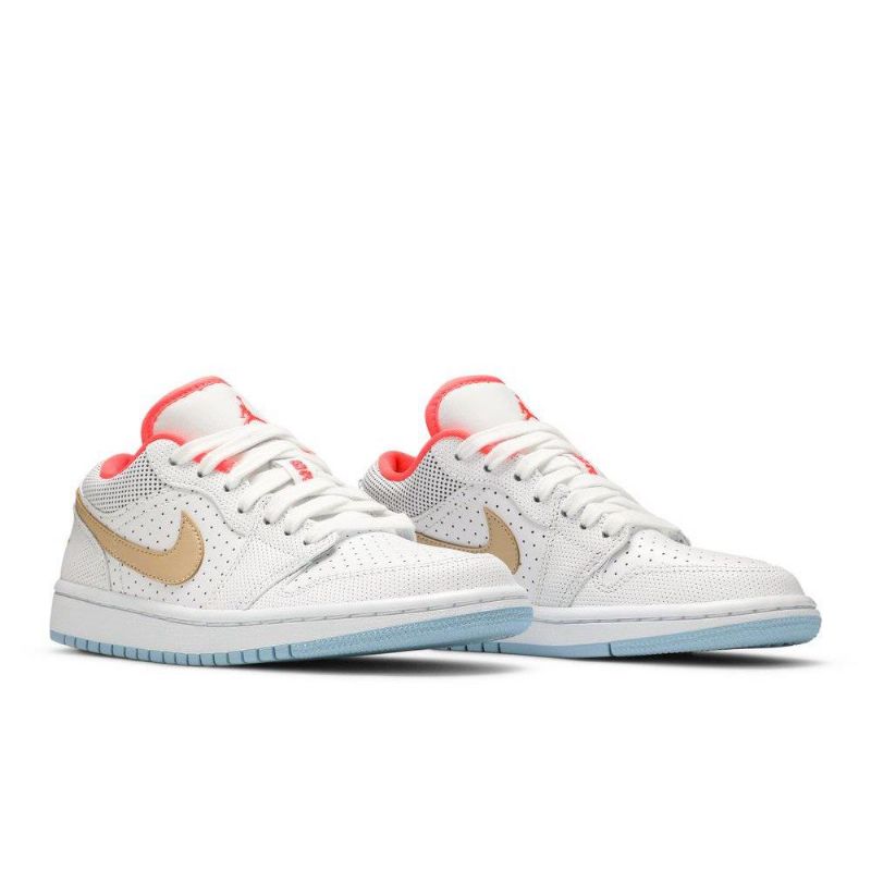 Dámské Boty Air Jordan 1 Low Se Bílý Červené Hnědý