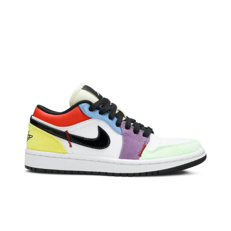 Dámské Boty Air Jordan 1 Low Se Bílý Vícebarevná