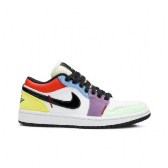 Dámské Boty Air Jordan 1 Low Se Bílý Vícebarevná