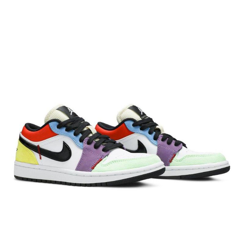 Dámské Boty Air Jordan 1 Low Se Bílý Vícebarevná