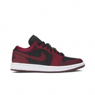 Dámské Boty Air Jordan 1 Low Se Bordeaux Černá Bílý