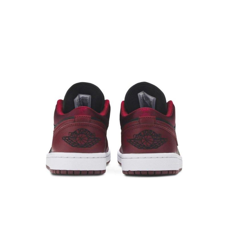 Dámské Boty Air Jordan 1 Low Se Bordeaux Černá Bílý