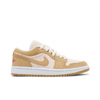 Dámské Boty Air Jordan 1 Low Se Hnědý Béžová
