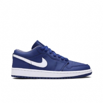 Dámské Boty Air Jordan 1 Low Se Modrý Bílý