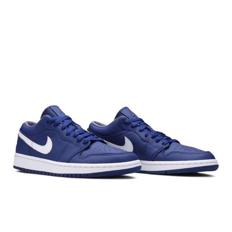 Dámské Boty Air Jordan 1 Low Se Modrý Bílý