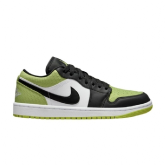 Dámské Boty Air Jordan 1 Low Se Zelená Černá Bílá
