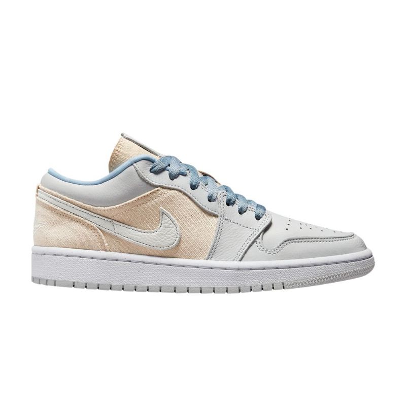 Dámské Boty Air Jordan 1 Low Šedá Béžová Modrý