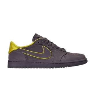 Dámské Boty Air Jordan 1 Low Šedá Žlutá