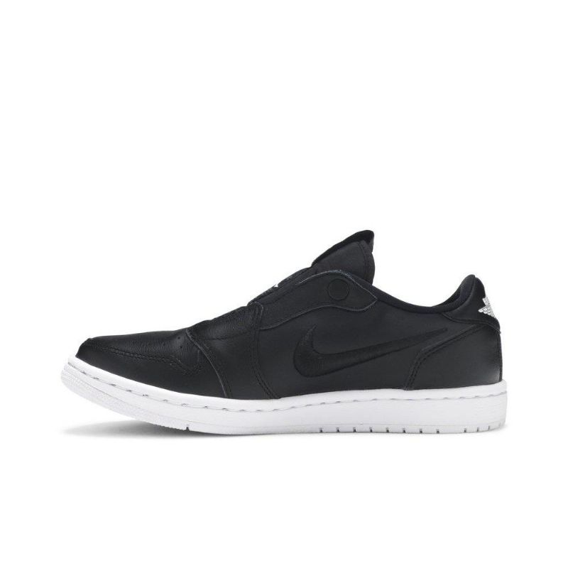 Dámské Boty Air Jordan 1 Low Slip Černá Bílý