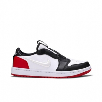 Dámské Boty Air Jordan 1 Low Slip Černá Bílý Červené