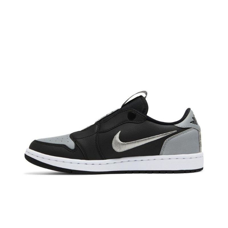 Dámské Boty Air Jordan 1 Low Slip Černá Šedá Bílý