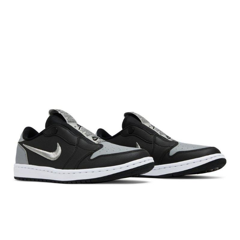 Dámské Boty Air Jordan 1 Low Slip Černá Šedá Bílý