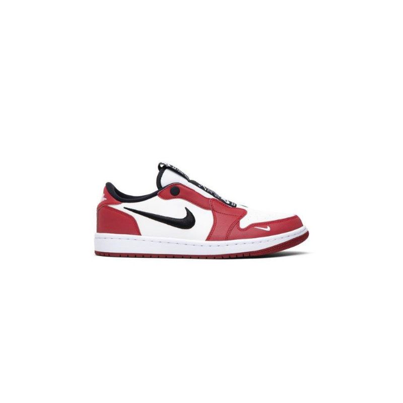 Dámské Boty Air Jordan 1 Low Slip Červená Bílá Černá