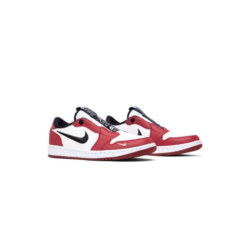 Dámské Boty Air Jordan 1 Low Slip Červená Bílá Černá