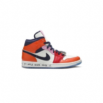 Dámské Boty Air Jordan 1 Melody Ehsani Mid Bílý Vícebarevná