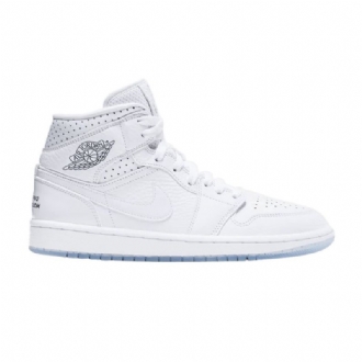 Dámské Boty Air Jordan 1 Mid Bílý