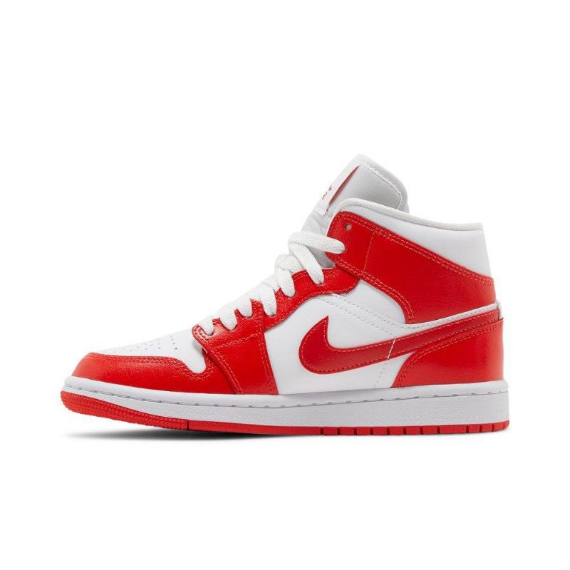 Dámské Boty Air Jordan 1 Mid Bílý Červené