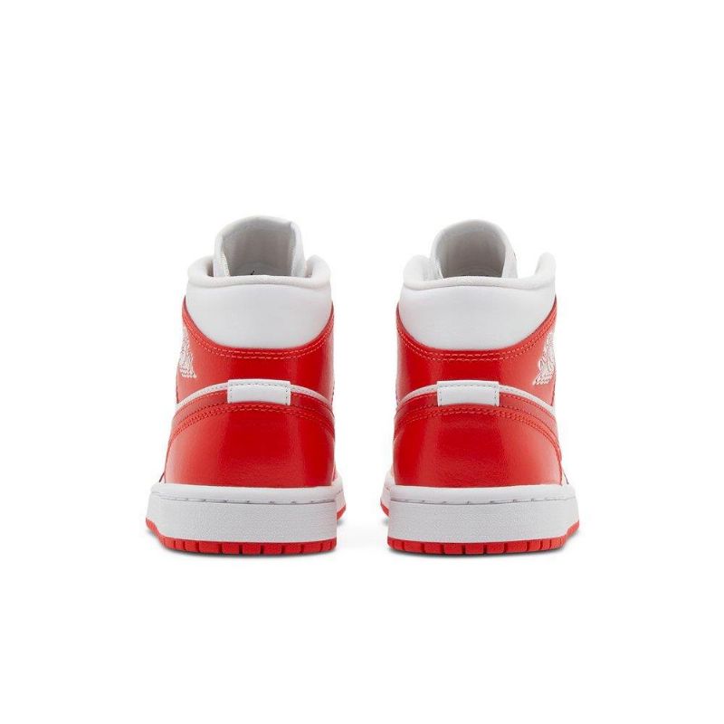 Dámské Boty Air Jordan 1 Mid Bílý Červené