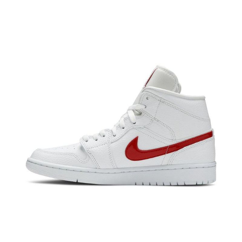 Dámské Boty Air Jordan 1 Mid Bílý Červené