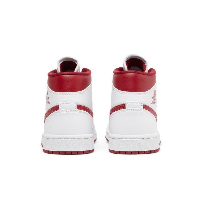 Dámské Boty Air Jordan 1 Mid Bílý Červené