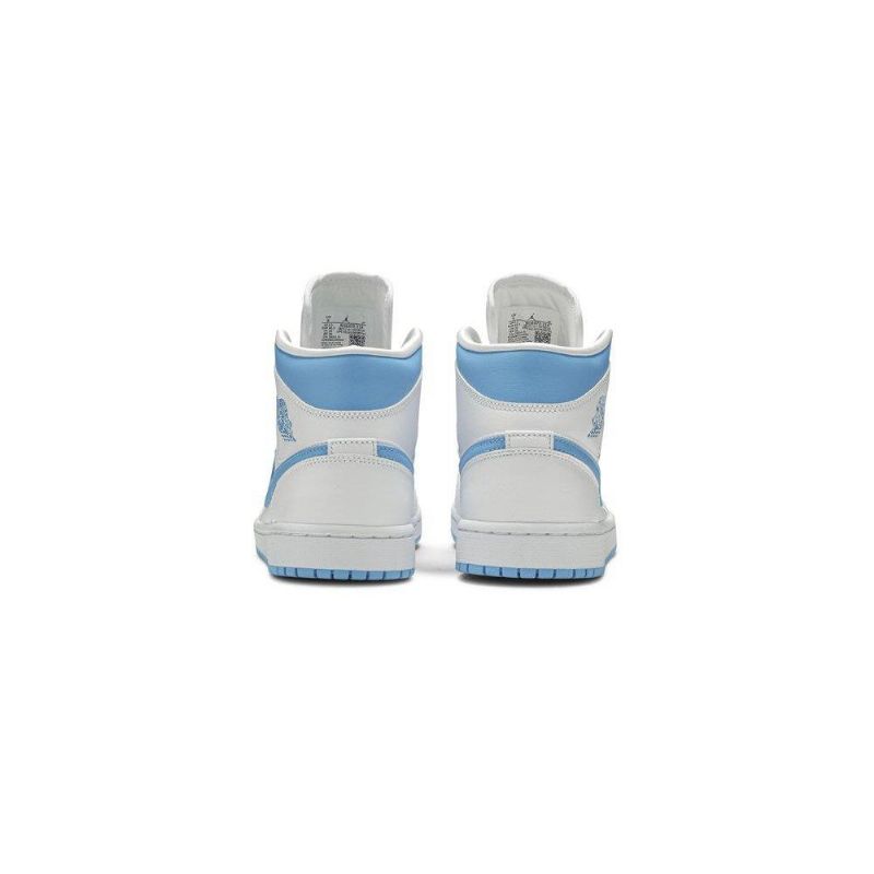 Dámské Boty Air Jordan 1 Mid Bílý Modrý