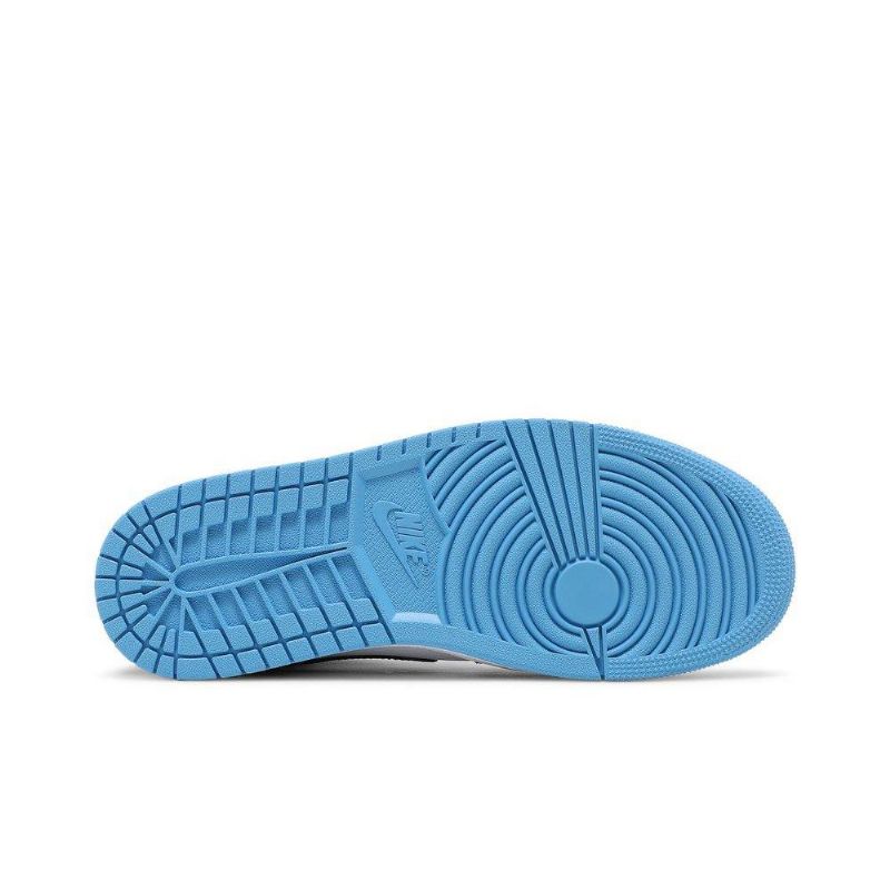 Dámské Boty Air Jordan 1 Mid Bílý Modrý Černá