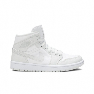 Dámské Boty Air Jordan 1 Mid Bílý Šedá