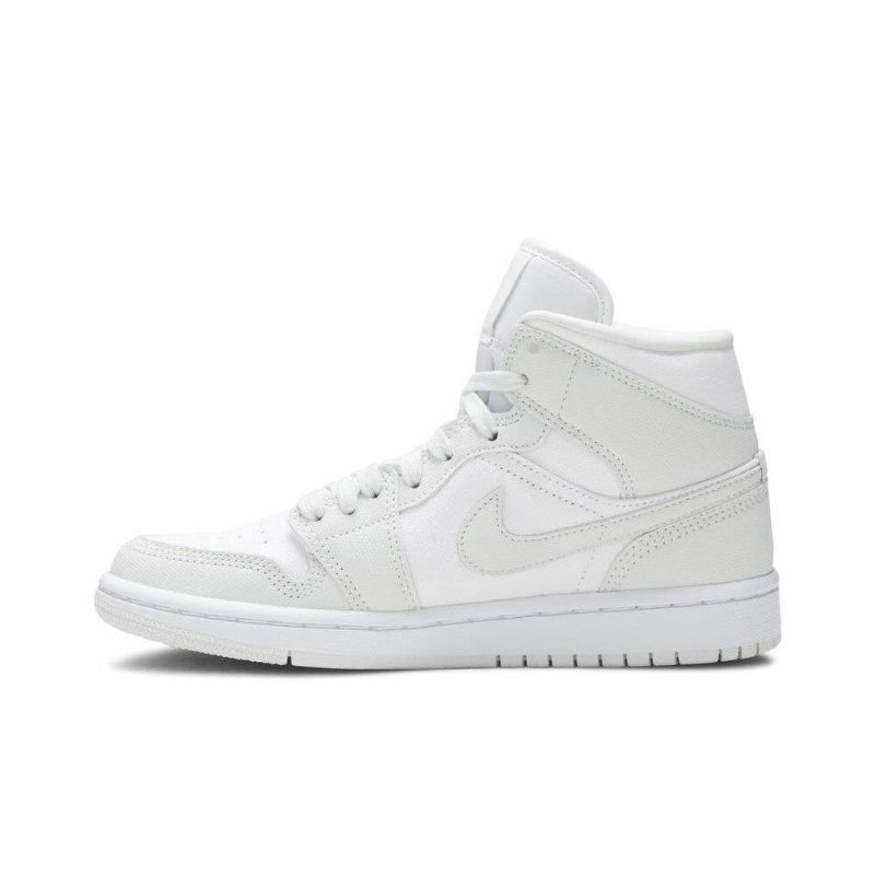 Dámské Boty Air Jordan 1 Mid Bílý Šedá