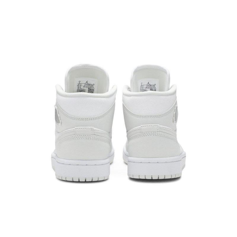 Dámské Boty Air Jordan 1 Mid Bílý Šedá