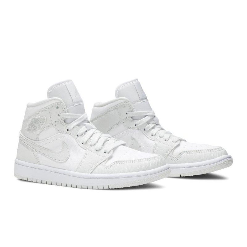 Dámské Boty Air Jordan 1 Mid Bílý Šedá